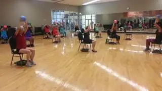 Senior fitness  ball routine