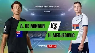 🎾 Alex de Minaur vs Hamad Medjedovic | Australian Open 2026 Round 2