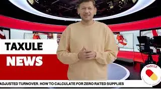 GST REFUND FOR EXPORTERS. ADJUSTED TURNOVER. HOW TO CALCULATE