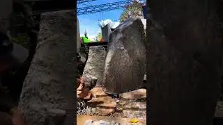 Diy fake Rocks made from styrofoam & concrete #diy #landscape#styrofoam#concrete#rock #how #aquarium