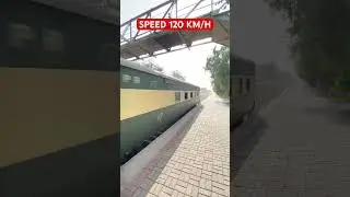 MILLAT express top speed #railtrack #railway #railwaycontent #karakoramexpress #railvlogger #fypシ