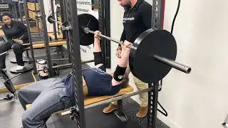 225 lb bench press PR @StartingStrengthAtlanta 