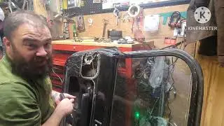 jeep yj full door latch repair.... kinda...