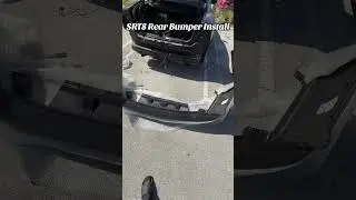 SRT8 Rear Bumper Install #automobile #dodgechargersrt #car #srt #chargersrt #dodgecharger #chargerrt