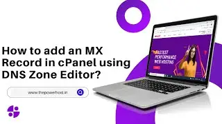 How to add an MX Record in cPanel using DNS Zone Editor with The PowerHost