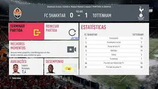6&deg; Liga LVFF, Rodada 1 -  FC Shakhtar X Tottenham