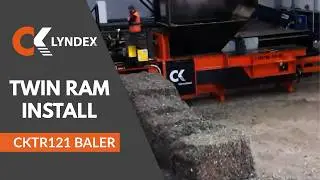 CK International - TR121 Twin Ram Baler - Installation Timelapse