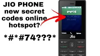 Jio phone new secret code online hotspot?🔥|jio phone new update today