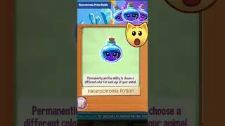 HETEROCHROMIA POTION IN ANIMAL JAM 😱 #animaljam #ajpw