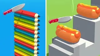 Slice It All Gameplay! Satisfying and Relaxing ASMR Slicing Video