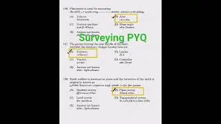 SURVEYING PYQ 💯🔥 FIELD SURVEYOR & DRAFTSMAN EXAM PYQ #ITI#diploma #civilengineering #pyq