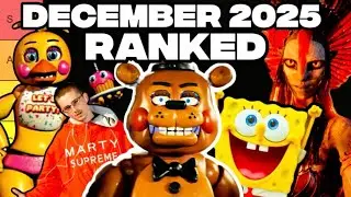 New December 2025 Movies Ranked From Worst To Best