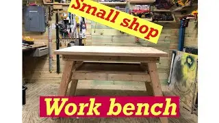 workbench, wood shop work bench, small shop work bench,  #12