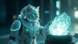 Journey of White Cat in the Empty World #world #cat #adventure #silent