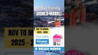 Pocket-Friendly Shimla-Manali Tour with Ajay Modi Travels! 🏔️Enjoy 6 Days / 5 Nights