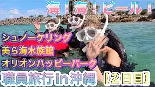 いざ沖縄！！職員旅行〜2日目〜シュノーケル！！美ら海水族館！！
