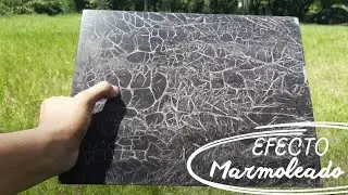 EFECTO MARMOLEADO (f&aacute;cil) 🎨  (decoraci&oacute;n ) en mdf 🖌
