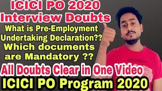 ICICI PO Interview Document Doubts|Total Time Duration for Interview|ICICI PO 2020 Interview|Banking