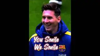 Happy Messi  😊😍 #fcbarcelona #magicalmessi #football #ytshorts #shorts