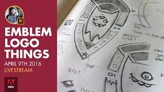 Emblem Logo Designs on the Adobe LiveStream - 04/09/16