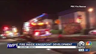 Six people, dog displaced by fire inside Kings Point development in Delray Beach