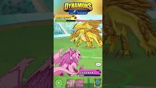 GOLDONYX vs TYDONYX Dynamons Battle In Dynamons World 😍