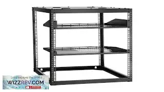VEVOR 16U Open Frame Network Rack 23 in Depth Wall Mounted or