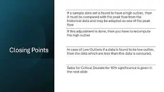 Introduction to Log Pearson Type III Outlier Detection Method