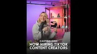 🎬 CASTING CALL TikTok Creators Wanted! 🚨✨