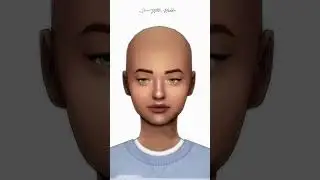 Townie Makeover for my new Sim, Skye. #sims4challenges #sims4 #sims4cc #ts4cas #towniemakeover