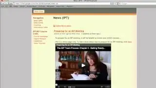 Google Sites: News (Class Intro.)