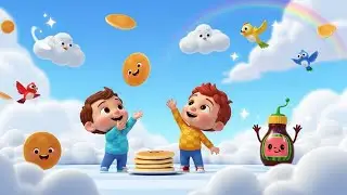 Pancakes Flip in the Sky | Fun Food Song for Kids | Nursery Rhymes & Educational Songs for Children
