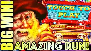 ★BIG WIN!★ DOUBLE SCREENS! NEW EUREKA TREASURE TRAIN! Slot Machine (LIGHT & WONDER)