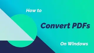 How to Convert PDF Files on Windows | PDFelement 7