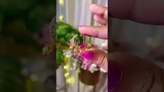 #meesho studded peacock nose ring ₹150.  #trending #trendingshorts #nosering #viralshorts #unboxing