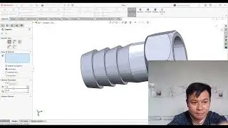 How to Model a Pagoda Hose Joint in SolidWorks  Thread Feature Guide