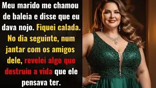 Meu marido me chamou de baleia e disse que eu lhe dava nojo. Fiquei calada. No dia seguinte tudo ...