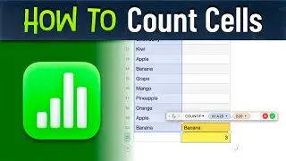 COUNTIF in Apple Numbers on Mac &ndash; Easy Step-by-Step Formula Guide