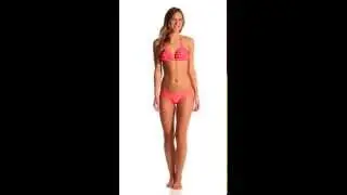 Quintsoul Great Coordinates Ruffled Triangle Bikini Top | SwimOutlet.com