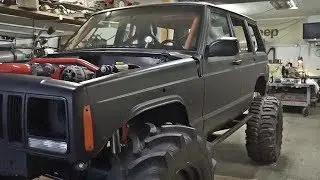 Jeep Cherokee XJ V8 LS1 with UNIMOG Portal Axles by MatBad4X4