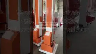 Electrostatic powder spraying automatic lifting coating reciprocating machine