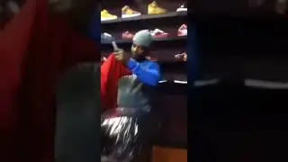 Jim Jones receives First Ever Neversobergang Shirt