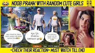 😂 Random 2 Cute Girls Conqueror I AM NOOB PRANK... - DW Hamza Gaming