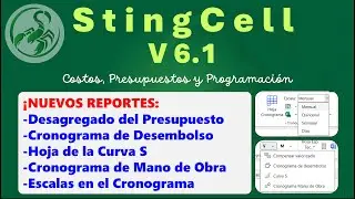 SC V6.1 🚀 Nuevas funciones en Presupuesto, ACU y Cronograma