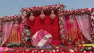 New wedding  stage design ll backdrop decoration best wedding stage ll decoration ldeas wedding
