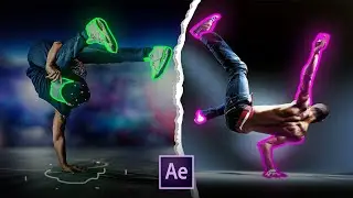 Glowing Lines Effect | Neon Effect | (After Effect Tutorials)