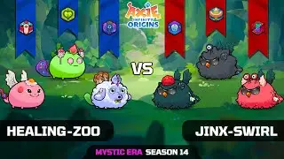 HEALING-ZOO vs JINX-SWIRL | SEASON 14 | AXIE INFINITY ORIGINS