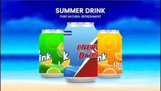 Soft Drink Motion Graphics Advertisement | Refreshing Brand Promo #motiongraphics