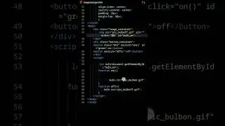 Turn Off and On 💡 light by javascript 🤓|Web development|#html5 #css3 #javascript #shorts
