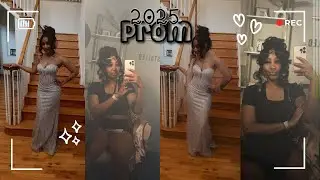 Prom Vlog 2k25 | GRWM + nails, hair, lashes, makeup, etc.|| LifeWithBrii